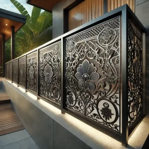 Fatih Kumkapı Lazer Kesim Duvar Üstü Korkuluk